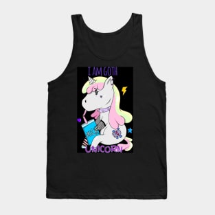 I am goth unicorn Tank Top